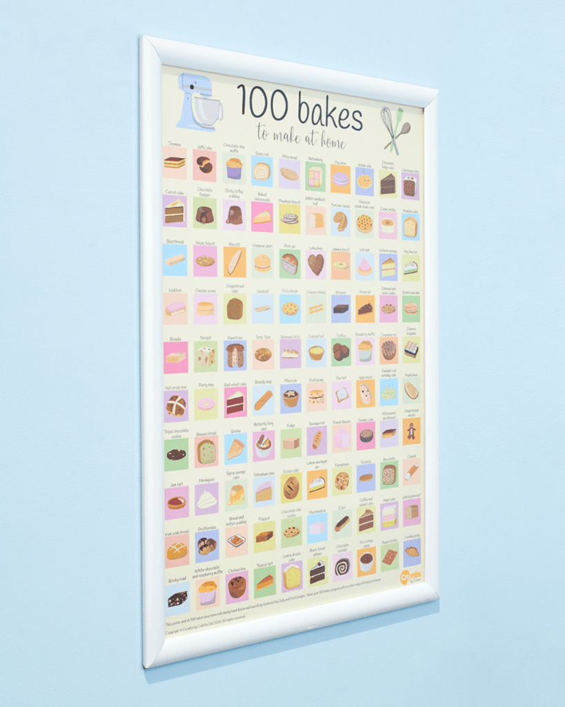 Bakes Scratch Off Poster Gifts For The Home Baker At Crumbs By